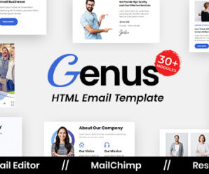 Genus Agency – Multipurpose Responsive Email Template