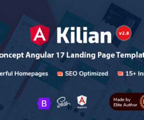 Kilian – Angular 17+ Multipurpose Landing Page Template