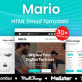 Mario – Multipurpose Responsive Email Template 30+ Modules Mailchimp