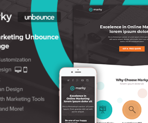 Marky –  Marketing Unbounce Landing Page