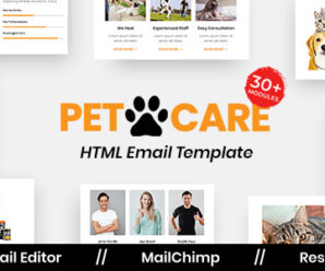 Petcare – Multipurpose Responsive Email Template