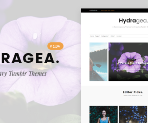 Hydragea | A Contemporary Tumblr Theme