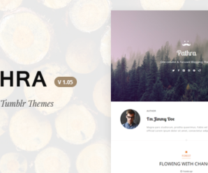 Pathra | One-column Focused Blogging Theme