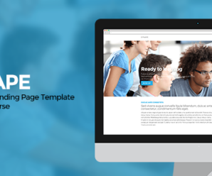 Dynape – Responsive Landing Page for Course