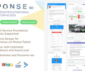 Response – UXified Set of 12 Notification Email Templates + Online Editor