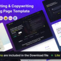 GenAI – AI Based Copywriting and Content Writing Landing Page Template