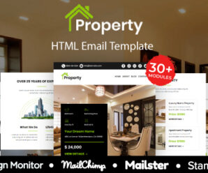 Property – Multipurpose Responsive Email Template 20+ Modules – Mailster & Mailchimp