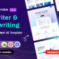 CopyGen – AI Writer & Copywriting Landing Page NextJS Template