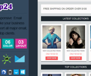 Shop24 – Responsive Ecommerce Email Template