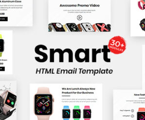 Smart E-commerce – Multipurpose Responsive Email Template 30+ Modules Mailchimp