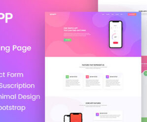 NewApp – HTML5 Landing Page