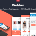 Webber – Responsive Email + Online Template Builder