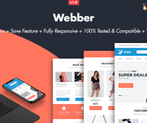 Webber – Responsive Email + Online Template Builder