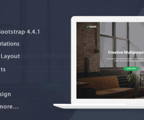 Yaari – Landing Page Template