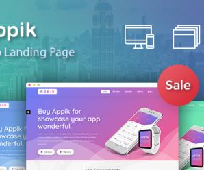 Appik – App Landing Page HTML5