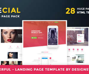 Special – Landing Page HTML Pack