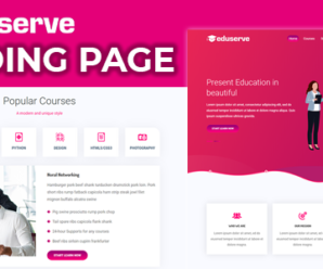 Eduserve – Educational Landing page