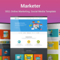 Marketer – SEO, Online Marketing, Social Media Template