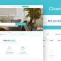 Cleaning Landing Page Template — Cleanly (with Booking Page)