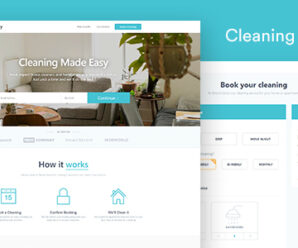 Cleaning Landing Page Template — Cleanly (with Booking Page)