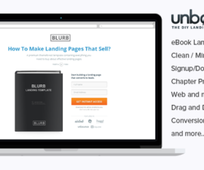 Blurb Unbounce ebook Landing Template