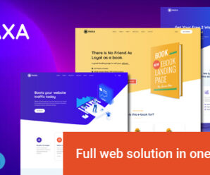 Maxa – Landing Page Template