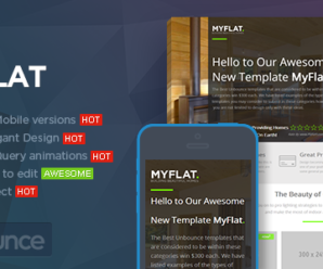 MYFLAT – Real Estate Unbounce Template