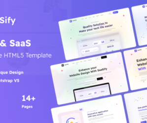 Saasify – Startup & SaaS Landing Page HTML5 Template