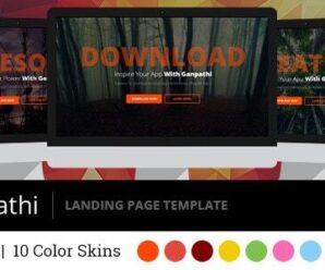 Ganpathi – Responsive Landing Page Template