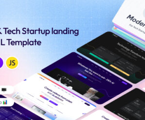 Dex.AI – AI Writer & Tech Startup Landing Page Template