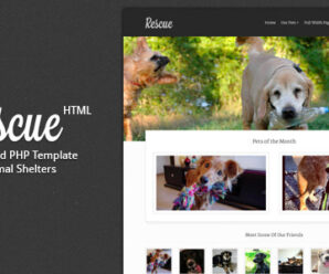 Rescue – Animal Shelter HTML Template