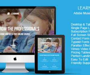 Learning Landing Page Template