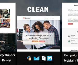 Clean – Multipurpose Responsive Email Template With Mailchimp Editor