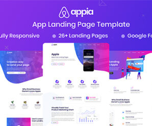 Appia – App Landing Page Template