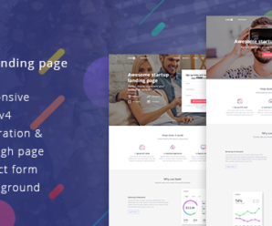 Startr – Multipurpose Startup Landing Page