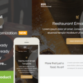 Resto, Restaurant Email Template + Builder Access