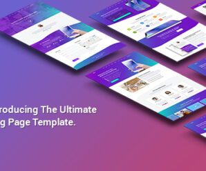 Nova – Premium App Landing Page Template