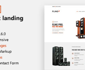 Fling – Product Landing Page Template