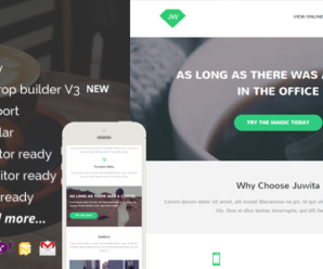 Juwita, Modern Email Template with Builder Access