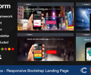 Celegorm Software/App Bootstrap Landing Page