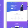 Faded – Creative App Landing Page Template With Blog + RTL