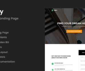 Homely – Real Estate Landing Page