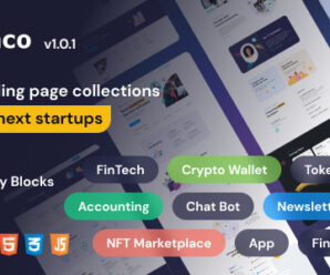 Staco – SaaS Startup Business Landing Page HTML5 Template