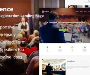 Conference – Event CTA/Registration Landing Page