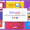 GetLeads – Marketing HTML Landing Page Template