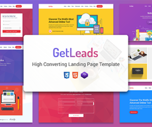 GetLeads – Marketing HTML Landing Page Template