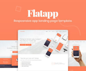 FlatApp – App Landing Page