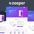 Zeeper – App Landing Page HTML