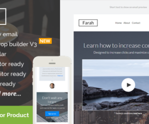 Farah, Responsive Email Template + Builder Access