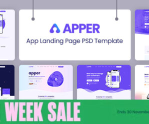 APPER – App Landing Page PSD Template